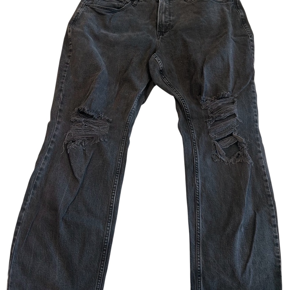Good American Black Boot Cut Denim